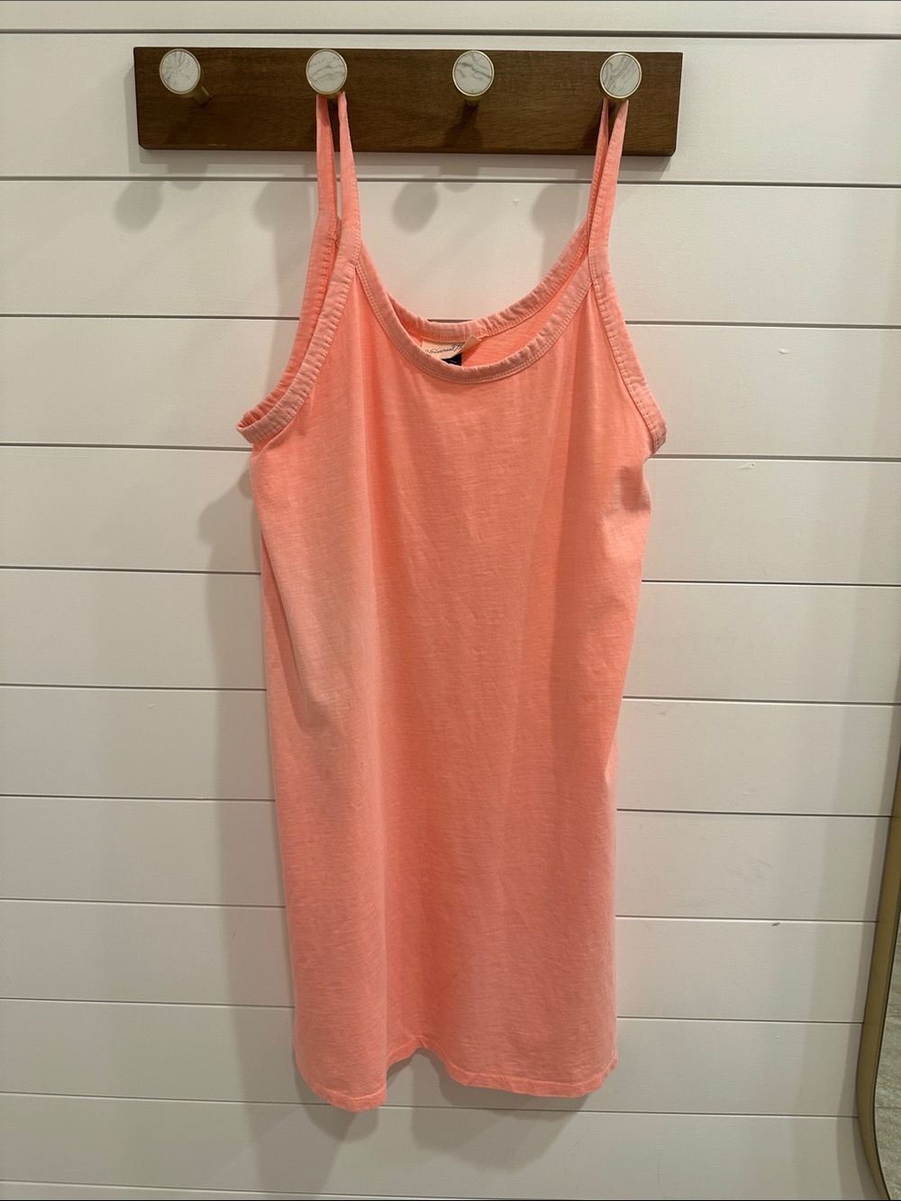 Universal Thread Coral Tank Top with Thin Straps